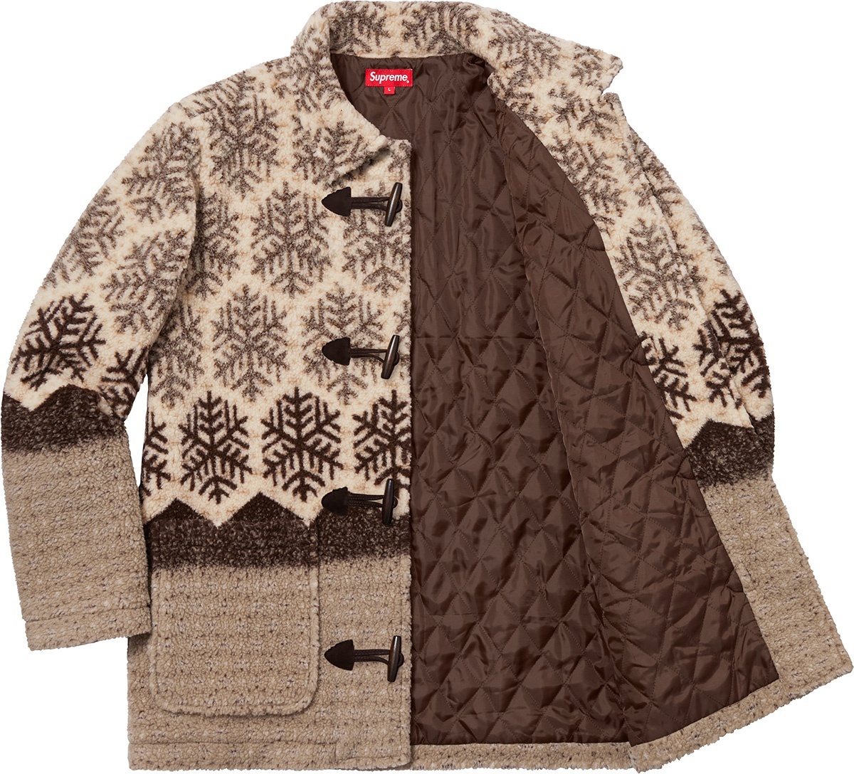 Snowflake Toggle Fleece Jacket view 9